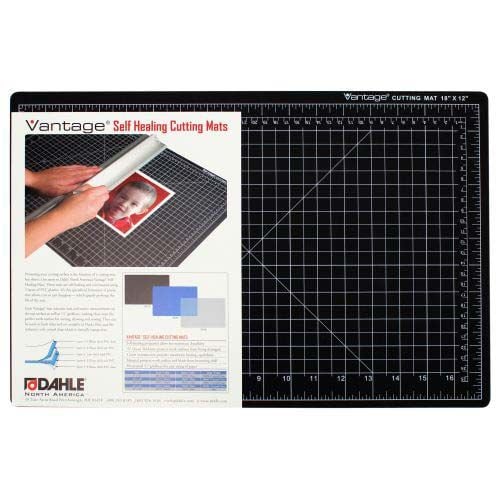  Dahle Vantage 10673 Self-Healing Cutting Mat, 24x36, 1/2  Grid, 5 Layers for Max Healing, Perfect for Crafts & Sewing, Black : Craft Cutting  Mats : Arts, Crafts & Sewing